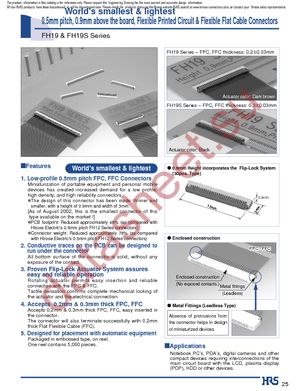 FH19S-27S-0.5SH(05) datasheet  